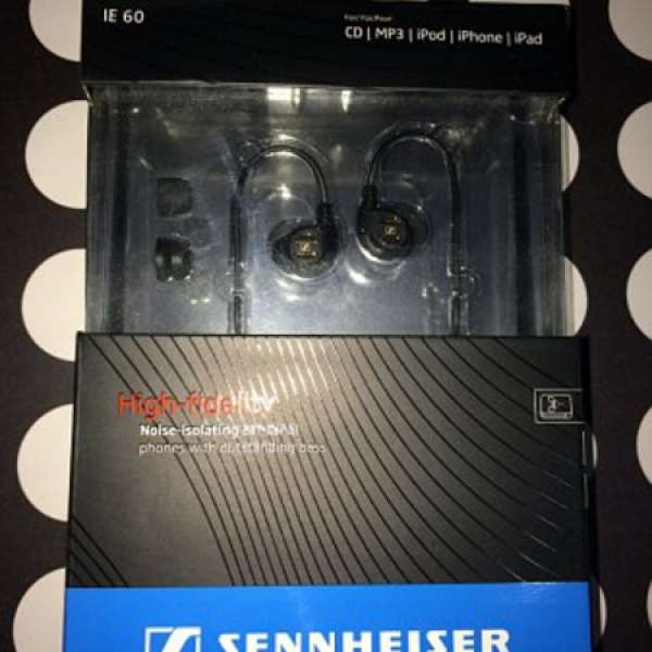 Sennheiser IE60 入耳式耳筒 100%全新 未開盒