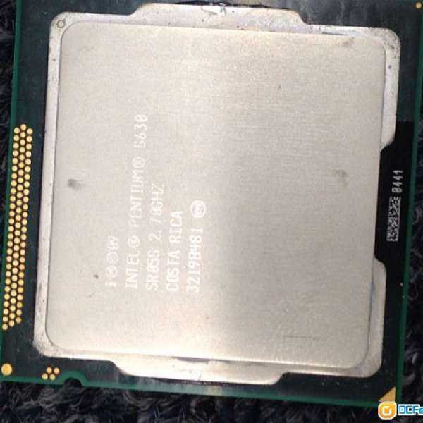 Intel Pentinum G630 CPU
