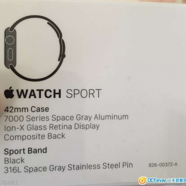 100% new apple watch sport 42mm 黑色