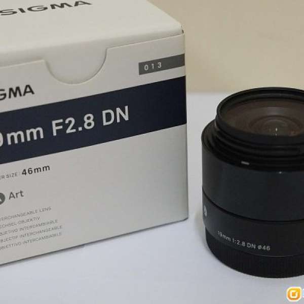 Sony E-mount Sigma 19mm 2.8 DN