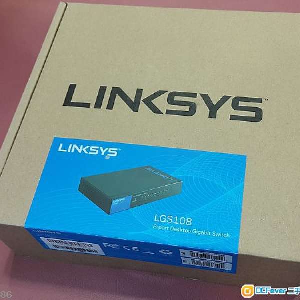 {FS} 全新未開 LINKSYS 8 埠 Gigabit 交換器