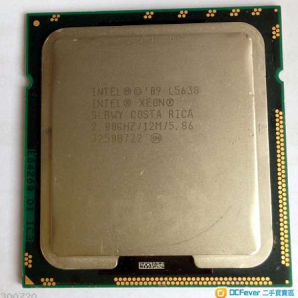 Xeon L5638 六核12线 socket 1366 CPU