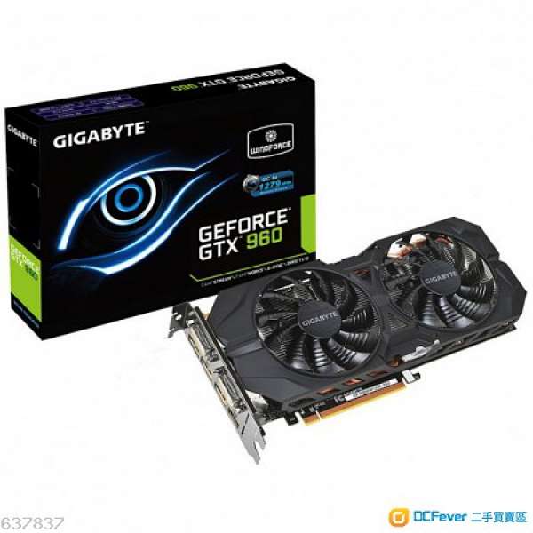 GIGABYTE技嘉 GTX960 2G WindForce 有保 $1300