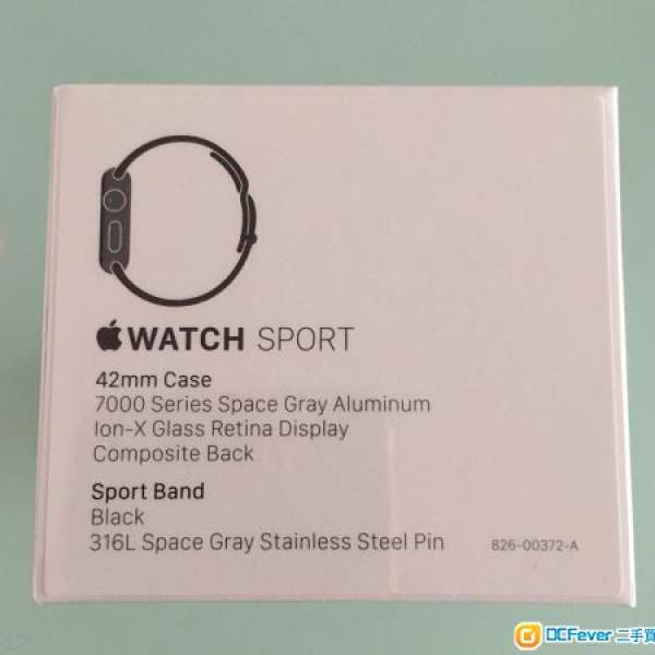 Apple Watch 42 Black Sport