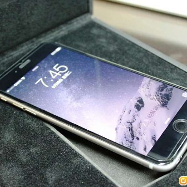 iphone 6 plus + 16g 灰行貨zp99%新保用至明年2月荃灣至尖沙咀MTR交收