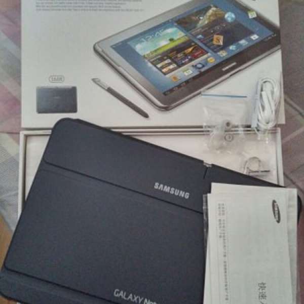 Samsung Galaxy Note 10.1 3G 連原廠保護套及配件