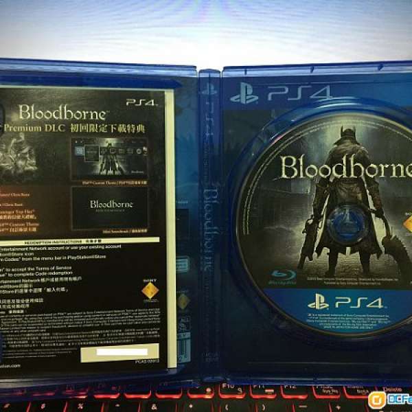 99%新-Bloodborne(中英版)-未用PlayStationPlus14天網上對戰試玩Code(24/9/2015到期...