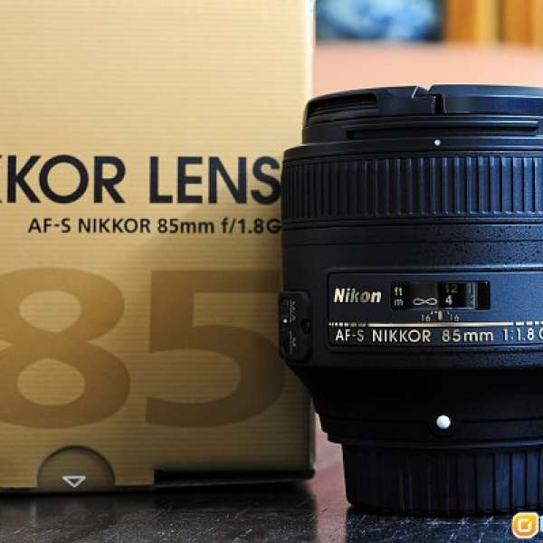 Nikon 極新淨 AF-S NIKKOR 85mm f/1.8G lens