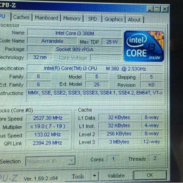 HP Notebook G42 14" i3 M380 2.53GHz 8g ram 500Gb HD