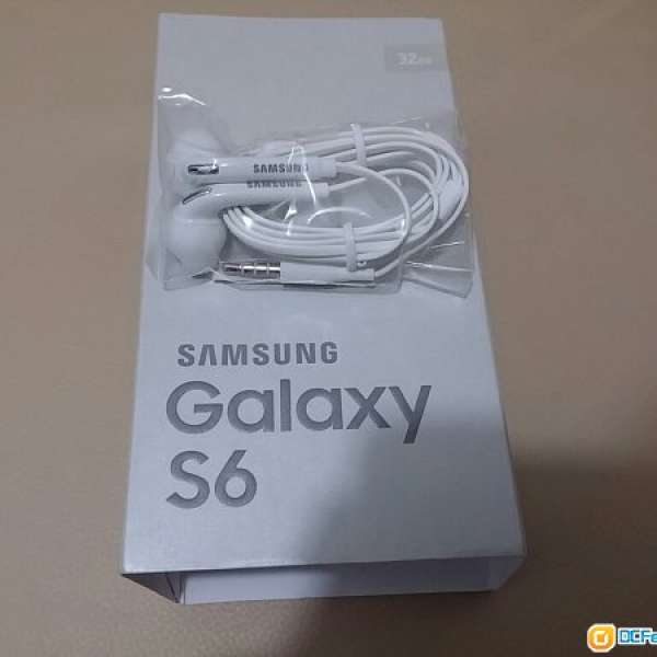Samsung Galaxy S6 全新原裝 耳機 白色