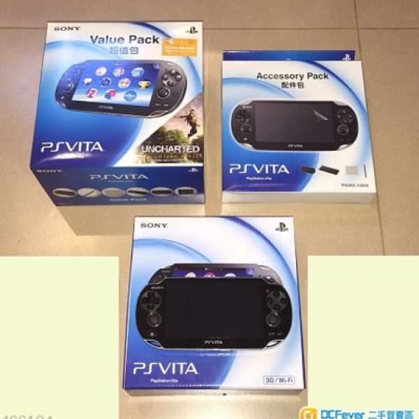 Sony Playstation PSVITA PSV-1000(PCH-1106) 3G+Wifi Value Pack (不連Game)