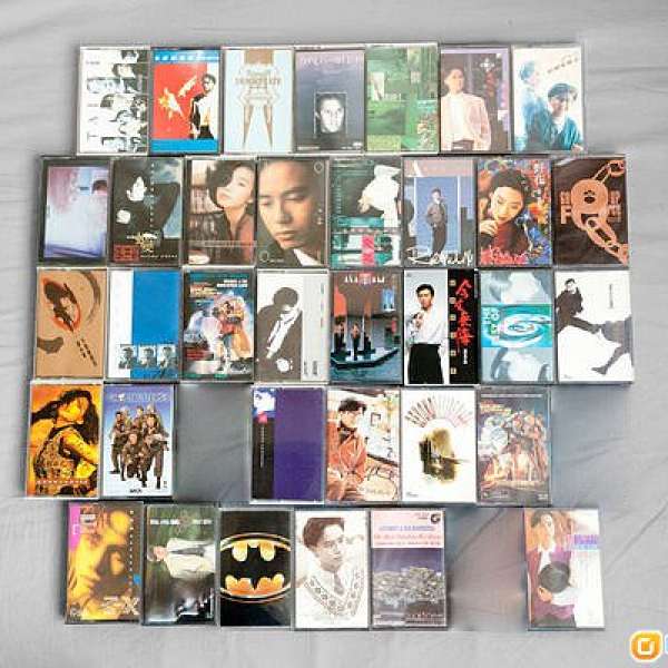 舊 中古 正版 cassette 錄音帶 共35盒