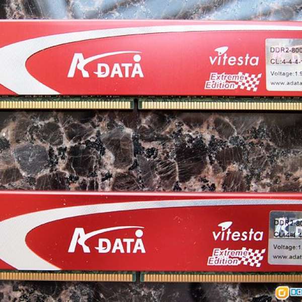 Adata DDR2 RAM 兩條 Desktop Ram 記憶體 Memory