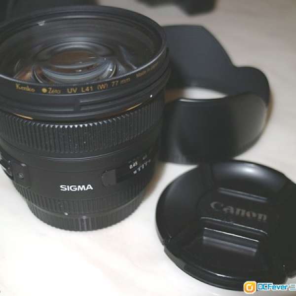 90% New 新皮 Sigma 50mm F1.4 EX DG HSM (Canon Mount)