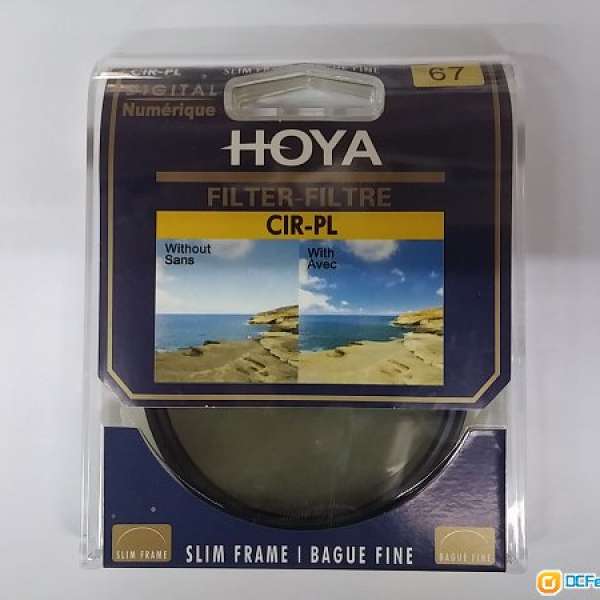 全新 67mm Hoya cir-pl filter