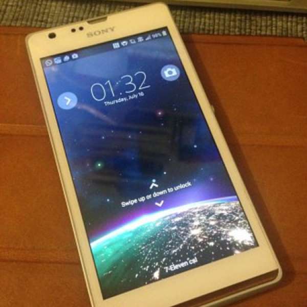 99%新 白色Sony Xperia SP 4G LTE C5303 手機