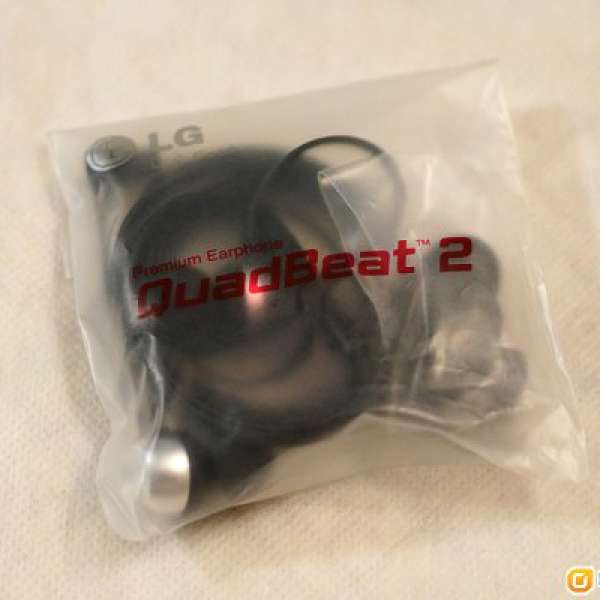 LG Quadbeat 2 Premiun Earphone (全新未開封)