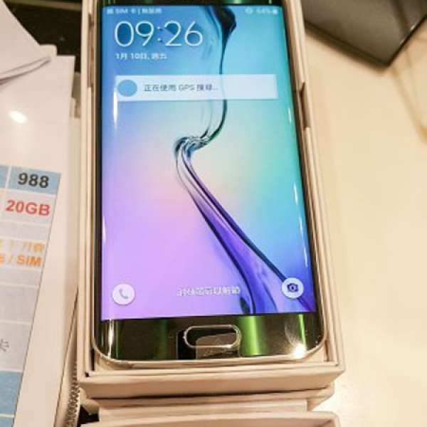 出售 Samsung Galaxy S6 Edge 64gb 綠色 原廠賣6000