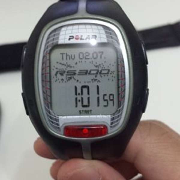 Polar RS300X 跑步手錶連心跳帶及計步器