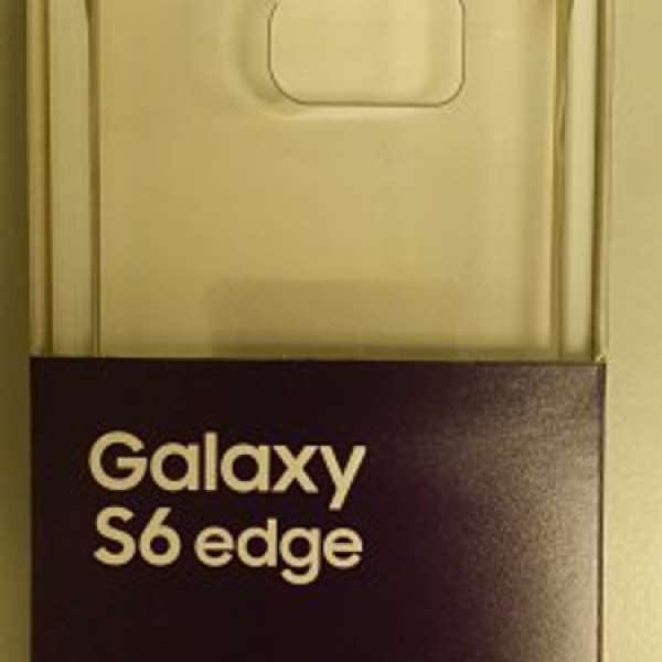 全新 原廠Samsung S6 edge Cear Cover 金色