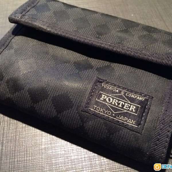 Porter Tokyo Japan 黑色銀包