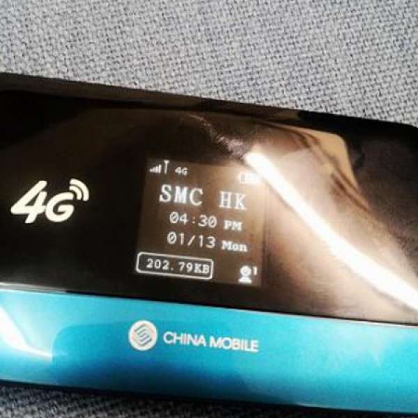 中國移動 CM512 4G pocket Wifi (無鎖, 香港, 泰台日都OK)