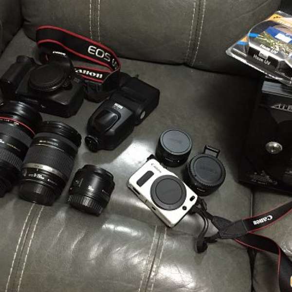 Canon 60D, EOS M, 24-70, 18-200, 10-22