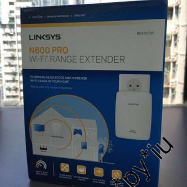 Linksys RE4000W N600 PRO Wifi Range Extender