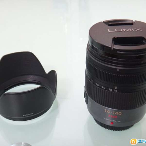 9成新 Panasonic Lumix 14-140mm 連UV filter , CPL filter