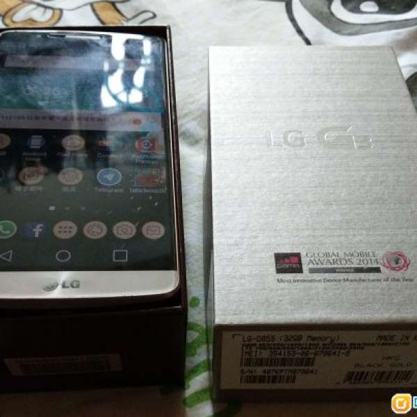 LG G3 D855 32GB 行貨金色