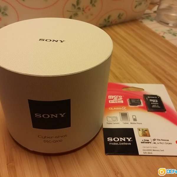 全新 未開封 Sony Cyber-shot DSC-QX10 連8GB 記憶卡 1年原廠保養