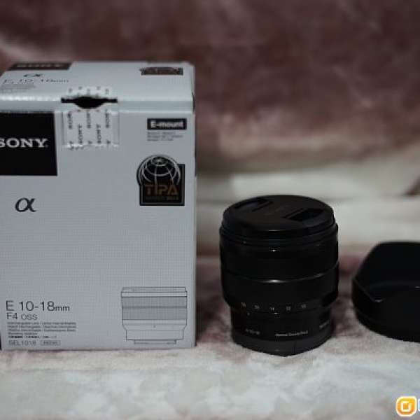 Sony E-mount 10-18mm F4 (SEL1018 for Sony NEX or A7)