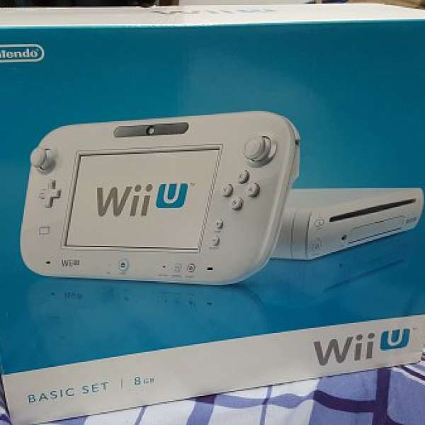 新淨 日版 Wii U 8GB 全套 跟多2 set 手制 同紅外線發射