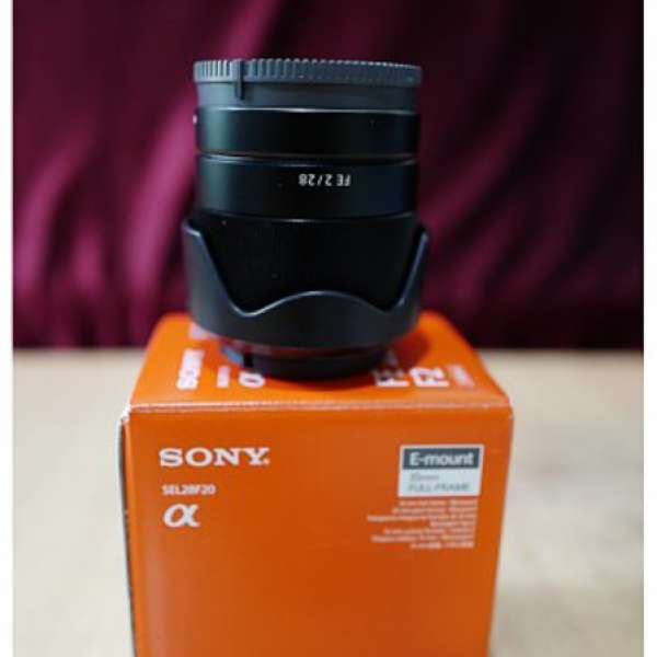 [FS] Sony SEL28F20 FE 28mm F2 99%新，行貨有保