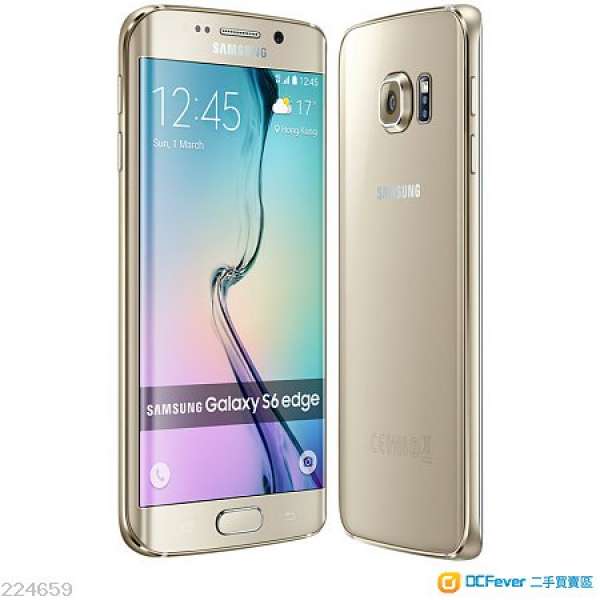 全新 行貨 Samsung G9250 Galaxy S6 Edge 64GB 金色