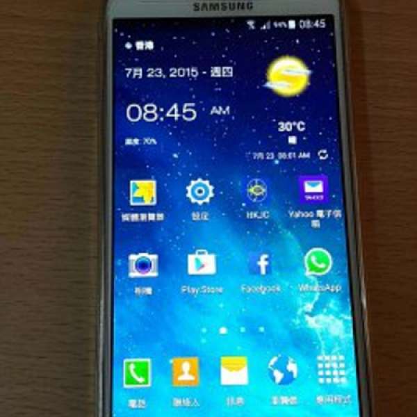Samsung note3 N9005 白色 98%新，行貨