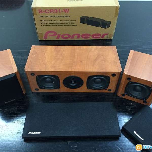 Pioneer S-CR31-W 全新有盒 中置+環繞揚聲器一套三件