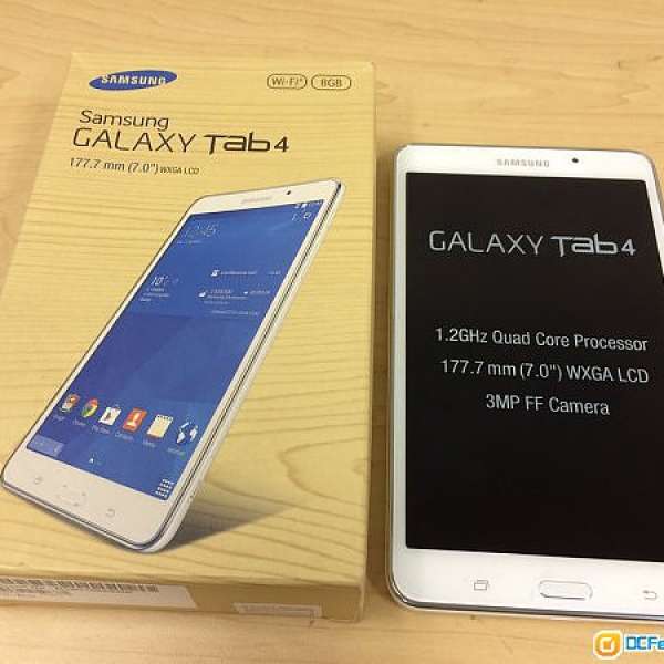 Samsung GALAXY Tab 4 (7.0") (SM-T230) (Wi-Fi) (8GB) (白色) 100%全新 !!!