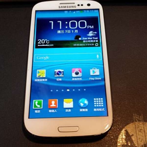 Samsung Galaxy S III (S3)  3g 16g白色 行貨有盒有單過保養，加換機玩齊料2電3套...