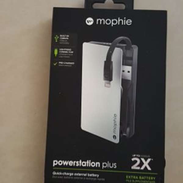 Mophie Powerstation Plus 2x 充電 Lightning iPhone專用