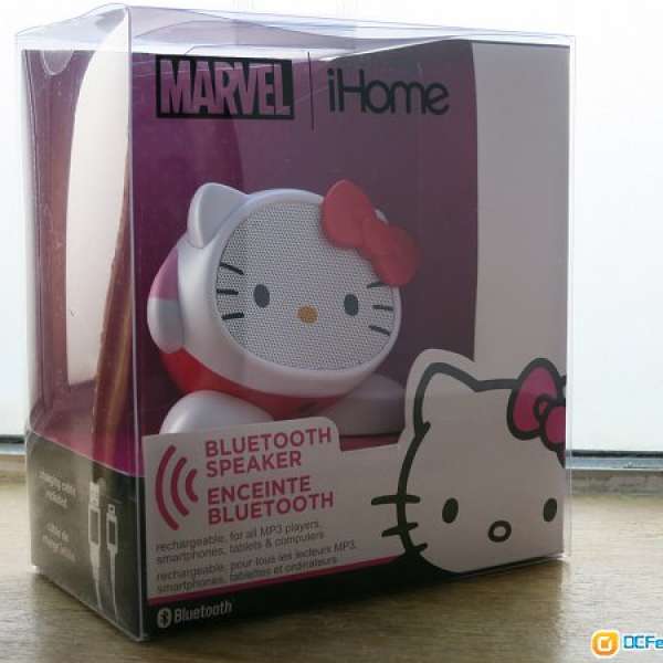 全新ihome 3D Hello kitty  Bluetooth Speaker 無線 藍芽 喇叭