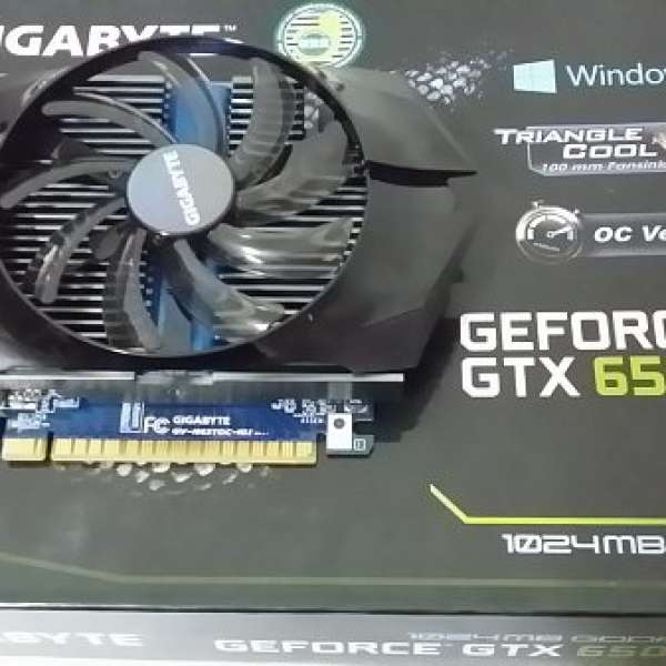 Gigabyte GeForece GTX 650Ti  90%new 保用3日