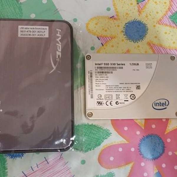 Intel 330 120GB SSD 送全新Kingston 2.5" USB 3.0 Case