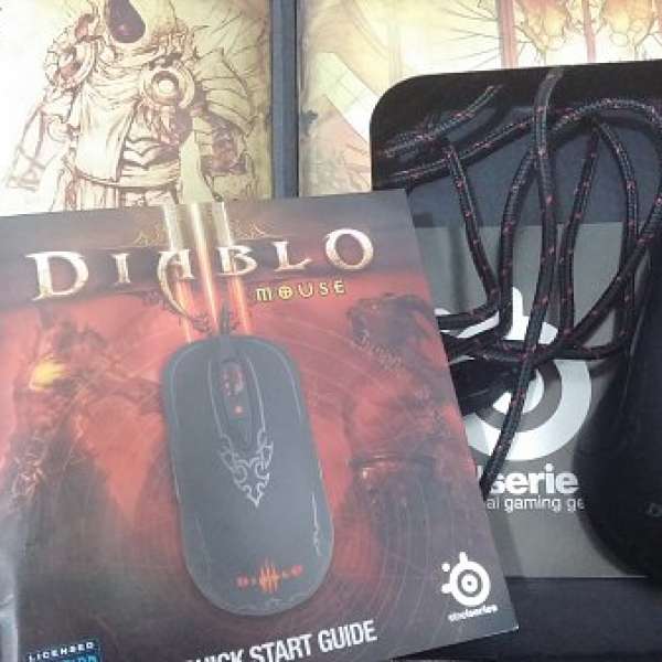 99%新 SteelSeries Diablo III Mouse  暗黑3專屬電競滑鼠