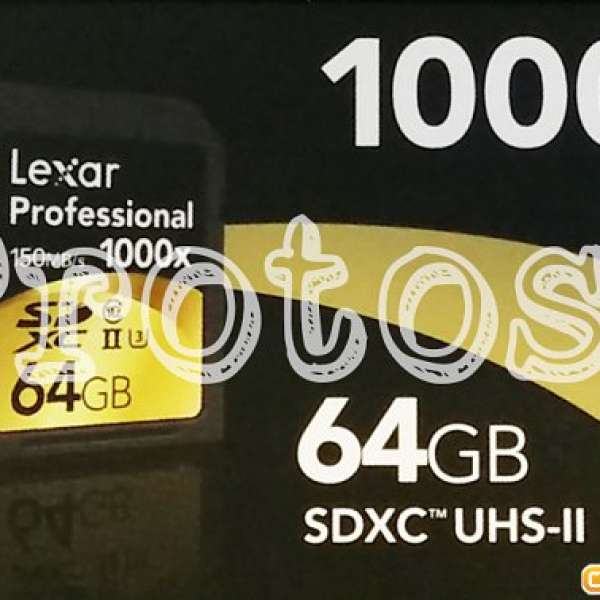 Lexar Professional 64GB 1000x 150mb/s SD Card 4K Movie