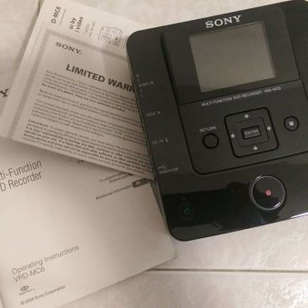 Sony VRD MC6 recorder(camcorder, digital camera or VCR)
