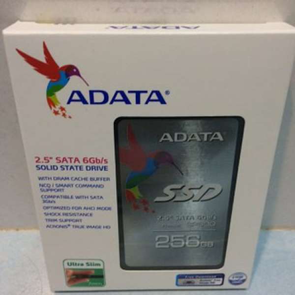 全新未開封 ADATA 2.5" SSD 6Gb/s 256G