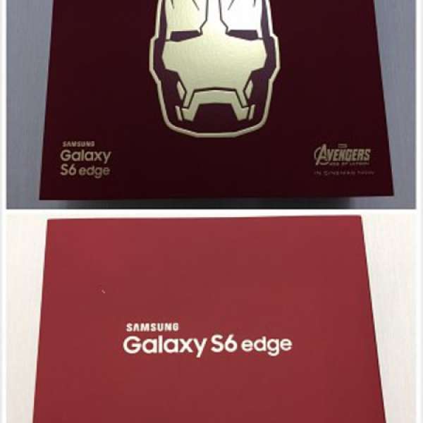 Samsung Galaxy S6 Edge Iron Man, 64gb 連銀色鐵箱 ( 全新未開封.行貨 )