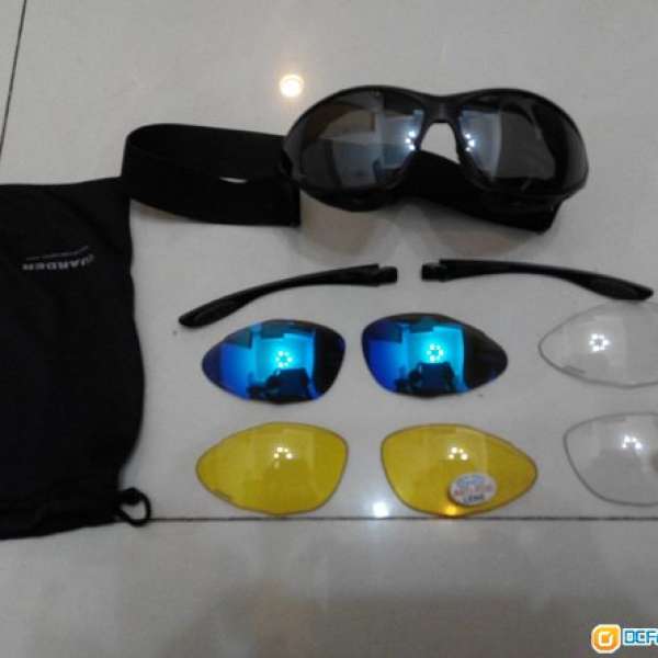Guarder Wargame專用保護眼鏡 連四色鏡片及眼鏡盒