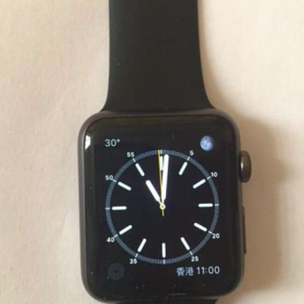 95% NEW蘋果行貨 Apple watch sport 42 黑色
